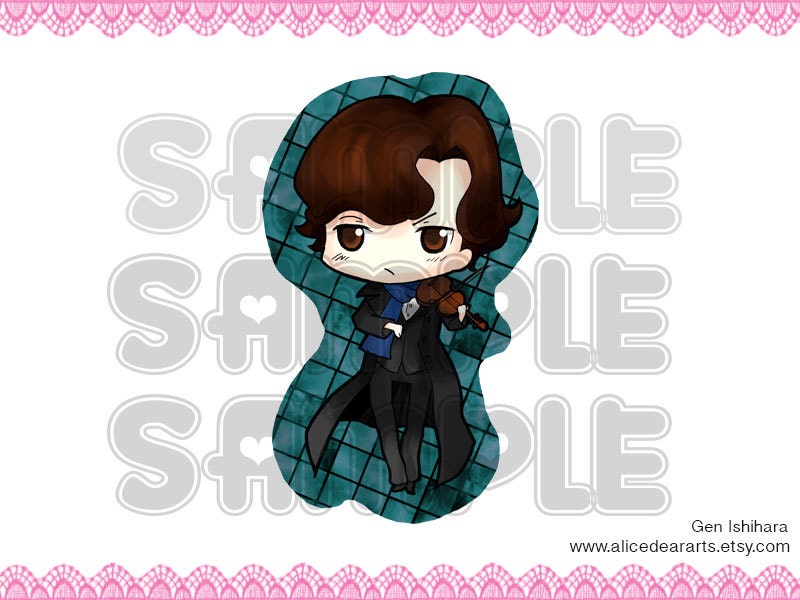 BBC Sherlock Keychain