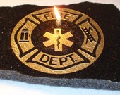 Civic Savior Tribute "Fire for the Fireman" Firestone/Granite Oil Candle