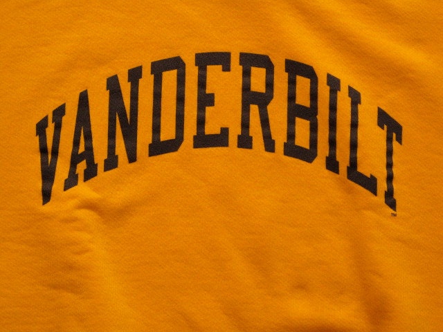 mens vintage russell athletic VANDERBILT crew neck sweatshirt