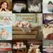 Fur Texture Photo Prop Baby Mini Blanket Photography Prop. Hand Knit 'Wholesome' PuffPelt Nest Liner in Natural Color Cream Neutrals