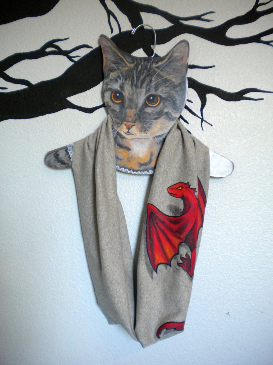Game of Thrones Infinity Scarf Daenerys Red Dragon