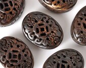 22X32MM HAND CARVED BEADS-Oval-Quantity 1