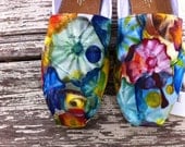 Custom hand painted TOMS, Explosion of Color