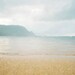 Landscape Photography, Hanalei Bay, Beach Photography, Seascape, Hawaii Decor, Sand, Dreamy, 8x12 Print