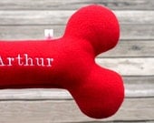 Small Personalized Dog Bone Pillow - Personalized FREE