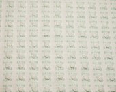 Lovely White Rosebud Morgan Jones Vintage Chenille Bedspread Fabric - 24 x 18 Inches