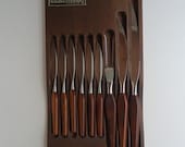 Vintage 1960s Danish Modern Knife Set, Washington Forge