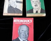 3  Alfred Hitchcock Hitchcock's Mystery Magazines  Seventies Spoky Murder and Suspense