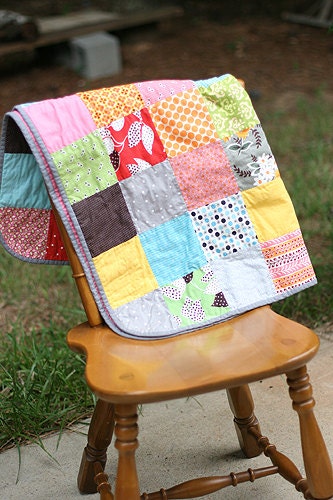 READY TO SHIP - Flea Market Fancy Baby Quilt