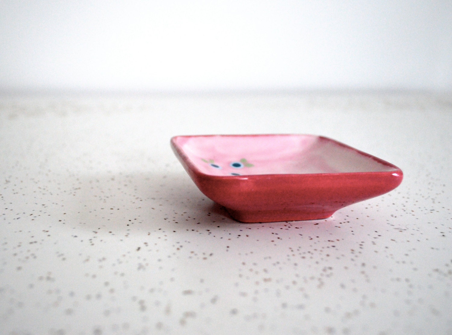 Double Pink Soy Dish