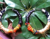 AfroCandy Bamboo Wrapped Earrings