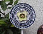 Dish Art Garden Stake SCROLLS