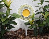 Dish Art Garden Stake SUNSHINE