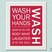 Bathroom art. Kids Bathroom rules. Bathroom prints bathroom art. Typography.  11x14 print by WallFry