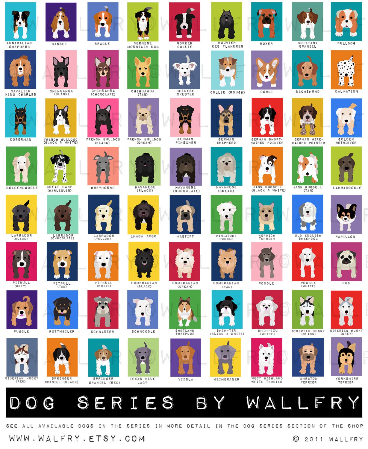 Personalized children art for boys. Baby boy nursery art. Baby nursery wall art. Kids wall art. Boy name art. 16X20 Dog print by WallFry