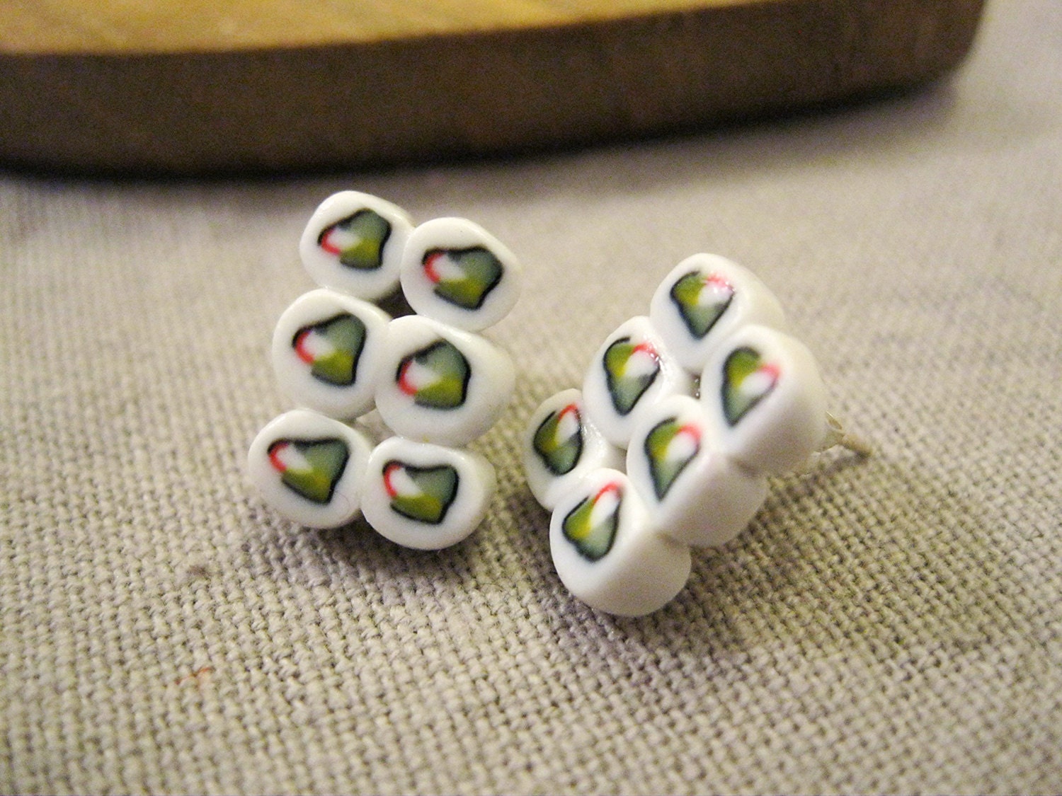 California Roll Sushi Earrings by Coryographies