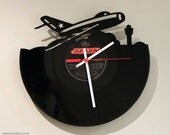 Record Clock Aeroplane AeroDrome Plane Record Clock Recycled