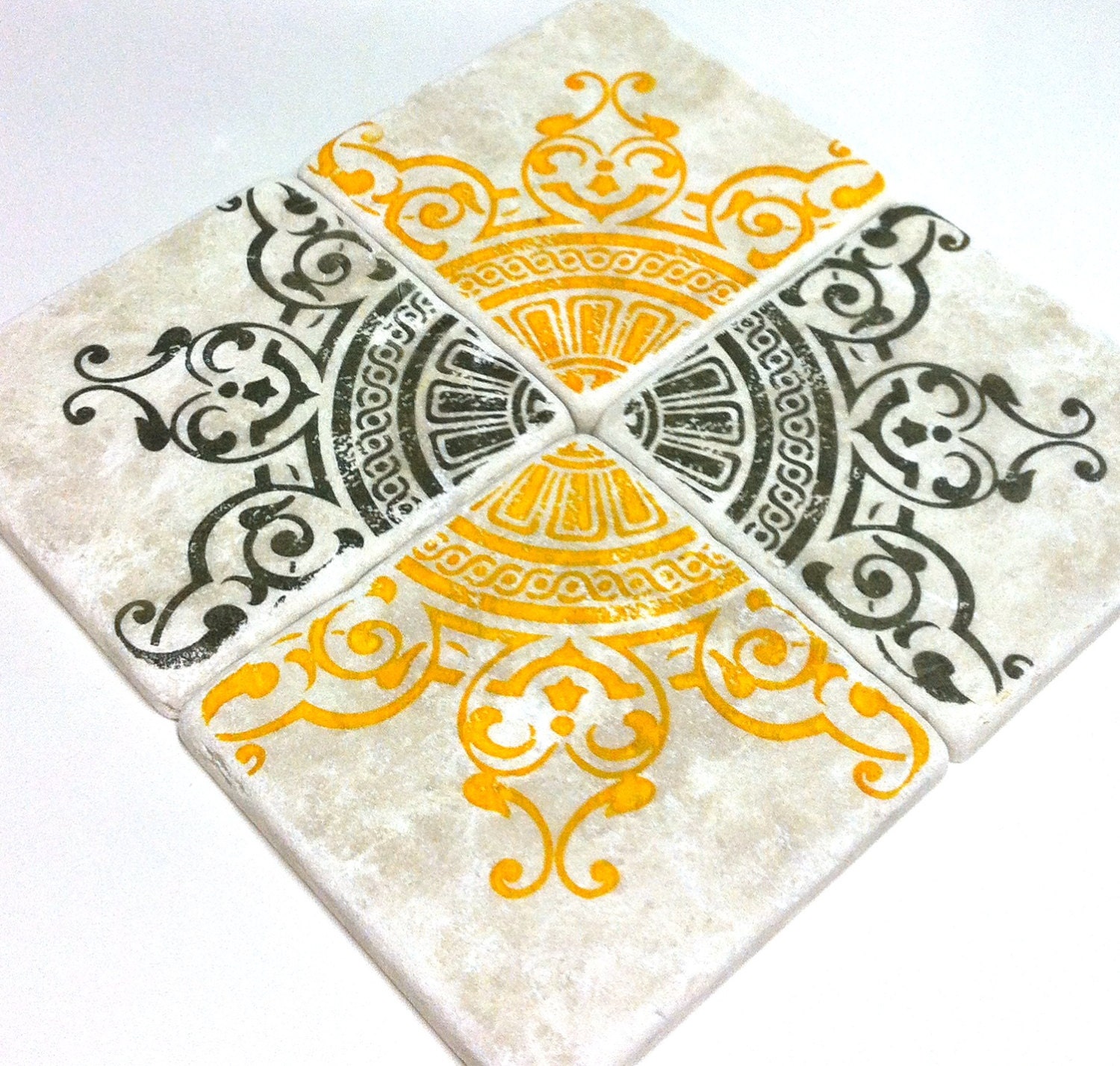 Medallion Tile Coasters