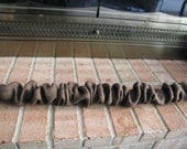 Cord Cover Brown Burlap 15 feet  long