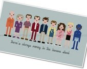 Pixel People - Arrested Development - PDF Cross-stitch Pattern - INSTANT DOWNLOAD