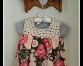 Faux Front - Dress Bib. Medium: 18m - 3T