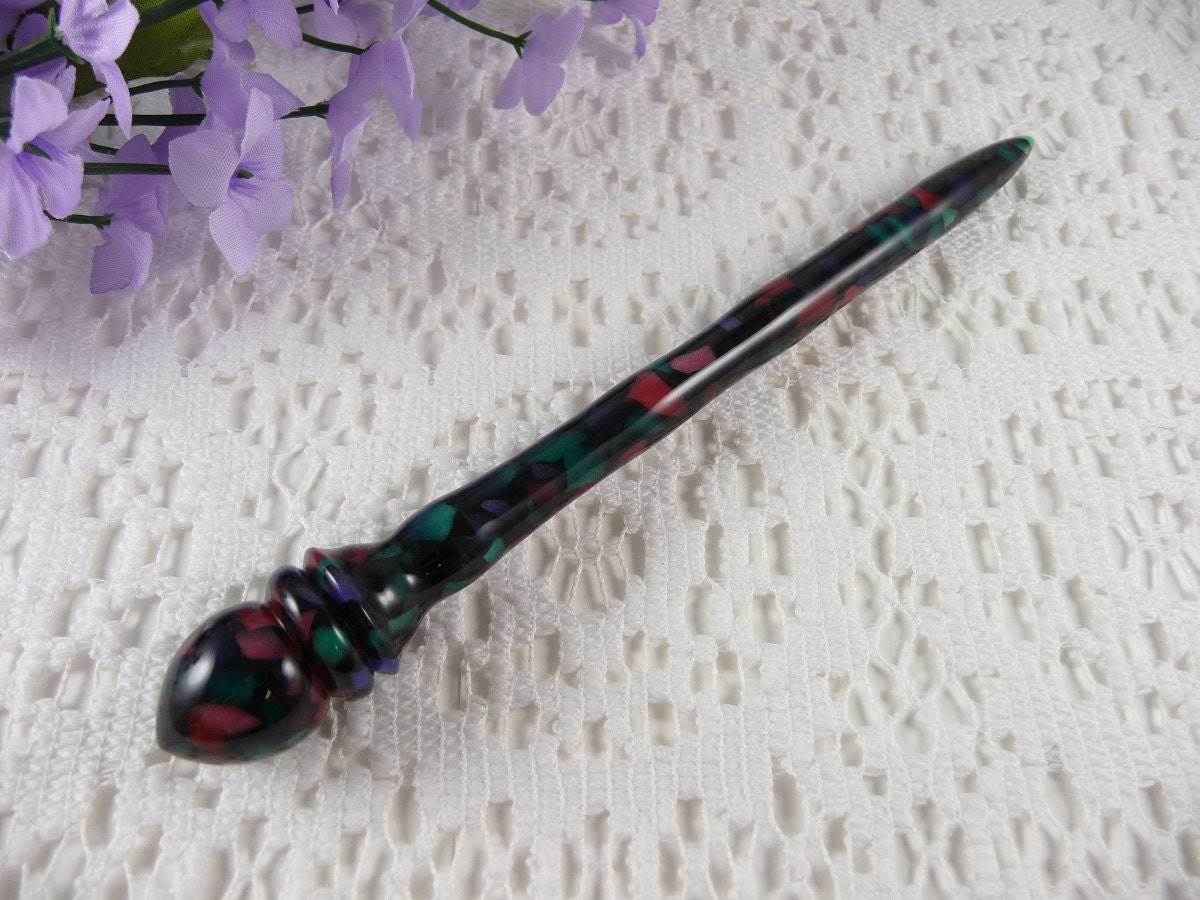 Hair Stick Confetti Acrylic Hair Stick