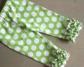 Girls Ruffle Shorts - Polka Dot Shorts or Leggings