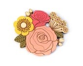 Rose Posy Brooch