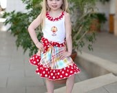 Ice Cream Sundae Circle Skirt  Available in sizes 6 months to 8 years
