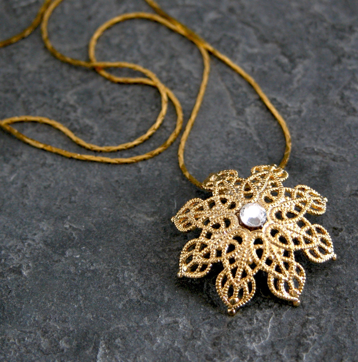 Wedding jewelry ,Bridal Necklace ,Bridesmaids Jewelry,Gold Snowflake Necklace,Winter Wedding,Bridal Gold Necklace