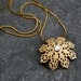 Wedding jewelry ,Bridal Necklace ,Bridesmaids Jewelry,Gold Snowflake Necklace,Winter Wedding,Bridal Gold Necklace