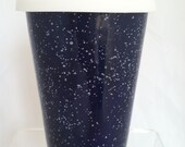 Ceramic Travel Mug with Lid Hand Painted  - Eco Mug - 14 oz. - Ready to Ship