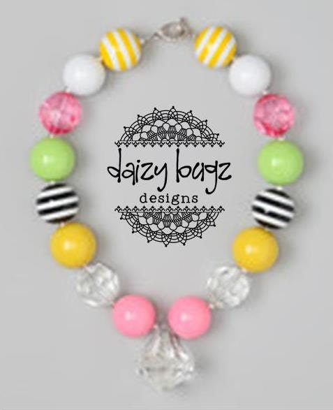 Spring Garden-Children's Chunky Bubblegum Bead Necklace