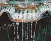 Fountain at Cape May, NJ Winery 5X7 Photo With 8X10 Mat