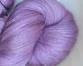 Chive Blossom on Creme de la Creme Silk Cashmere Lace 875 yds 100 grams