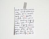 Everything Postcard Print