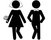Wedding Wee Dance 8x10 Customizable Bathroom Sign/Print