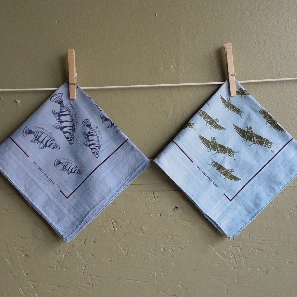Men's Handkerchiefs - Set of 2 Unique Prints