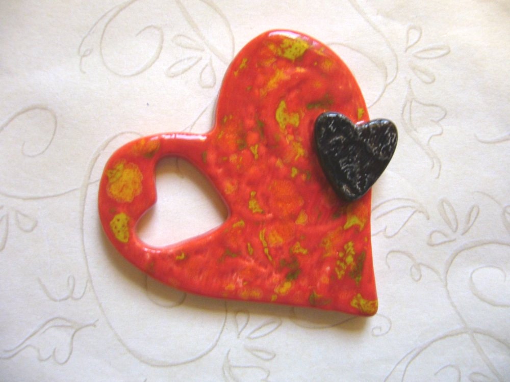 The Unusual - My Little Black Heart 3D Ceramic Pendant