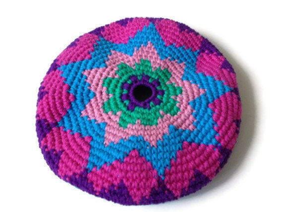 Frisbee Flying Disc Star Cotton Crochet
