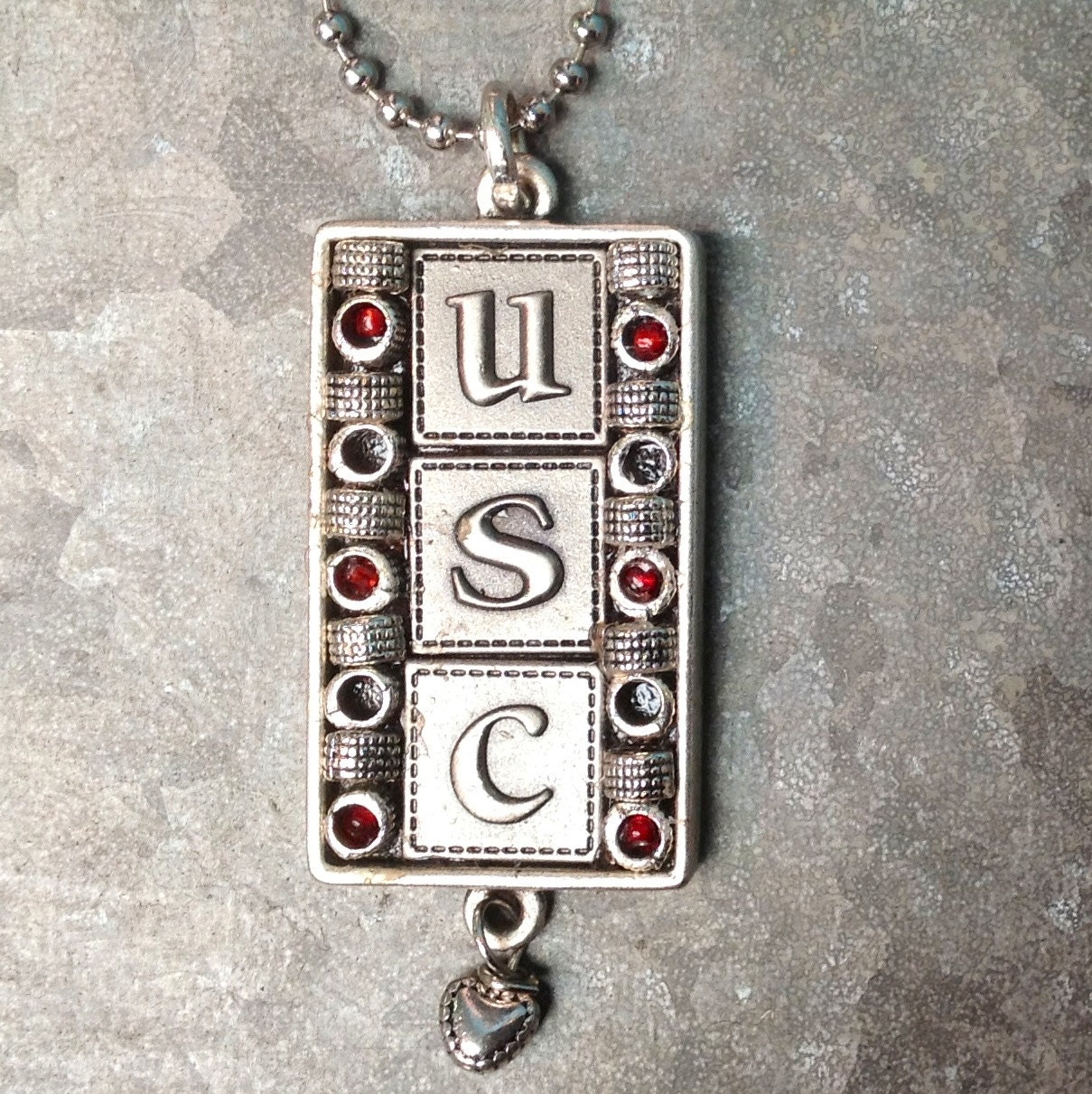 USC Jewelry, Gamecocks, Necklace, Mosaic