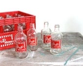 set of 24 vintage Pop Shoppe bottles, original crate