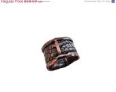 50off SALE FREE SHIPPING Copper Cross Ring Copper Ring Rustic Cross Ring Copper Jewelry Handmade Artisan Jewelry