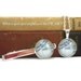 Custom Map Pendant and Tie Bar, Bride and Groom Set, Mom and Dad Anniversary