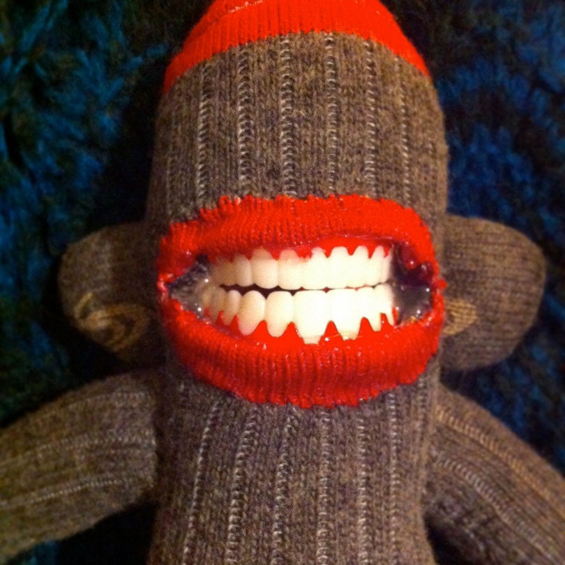 The Francis Bacon Expressionist Made to Order Sock Monkey