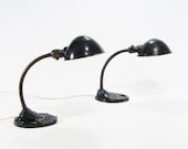 Pair Vintage Gooseneck Lamps