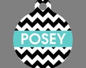Custom Pet ID Tag - Posey Custom Name - Pet Tag - Dog Tag - Cat Tag - Luggage Tag - Child Id Tag