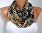 BIG SALE Leopard - Infinity Scarf Shawl Circle Scarf  Loop  Scarf Gift -fatwoman