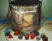 Classic Dungeon Map Dice Bag