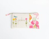 floral purse, personalized clutch, mother of the bride, wedding accessory, mothers day gift MADE TO ORDER by mamableudesigns on etsy